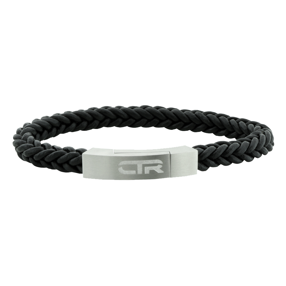 Leather/Stainless Steel CTR Bracelet