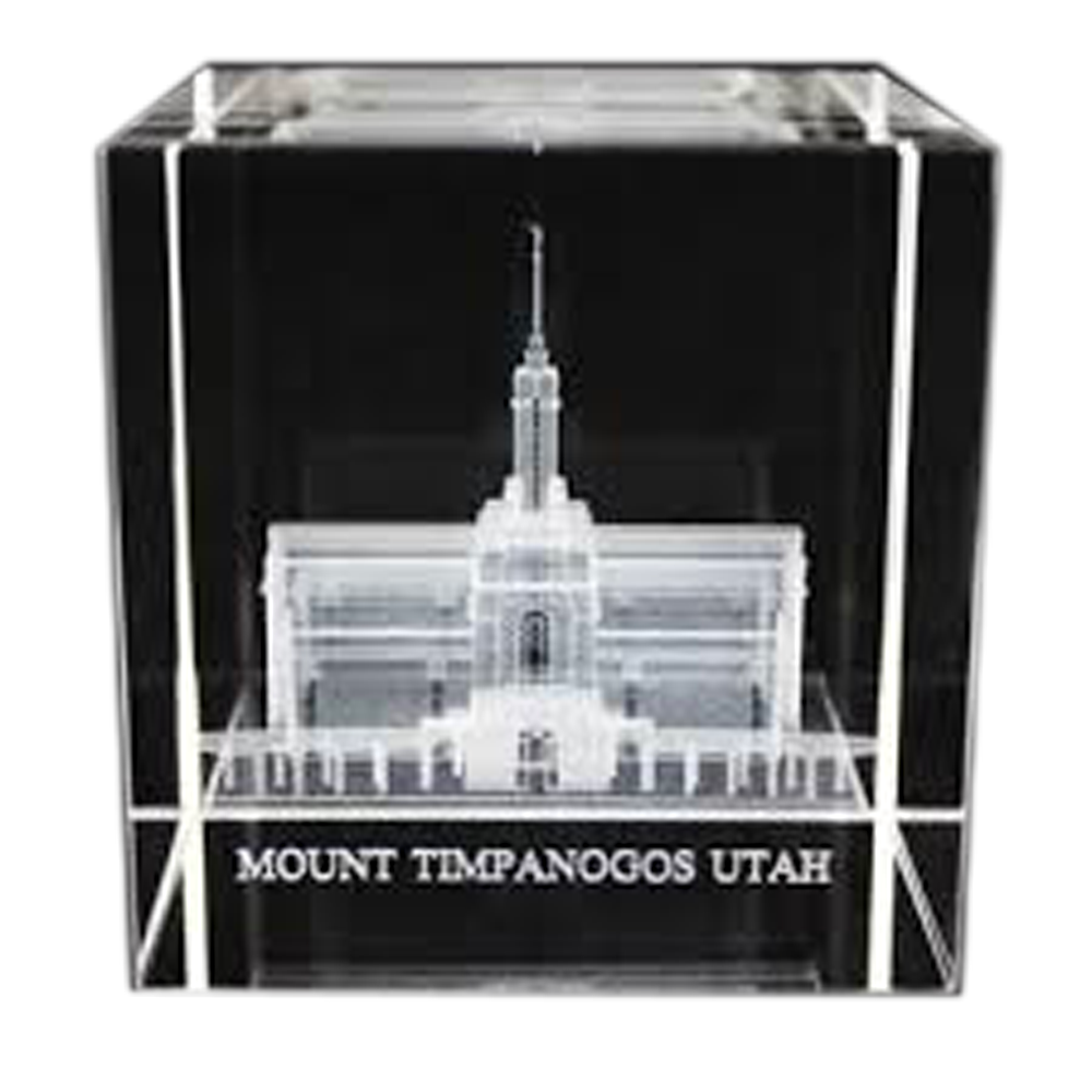 Crystal Cube Mt. Timpanogos Utah Temple
